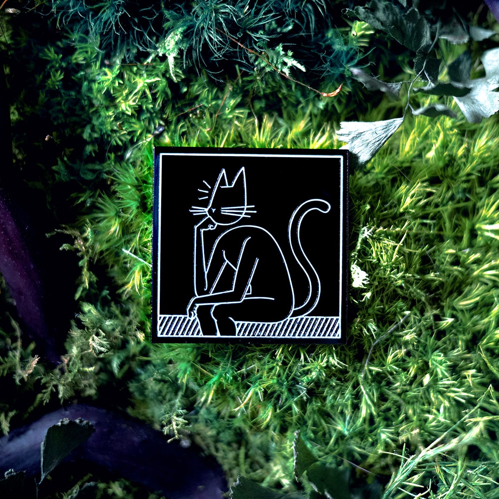 Lost Cat™ pin branding identity design by Maximillian Piras