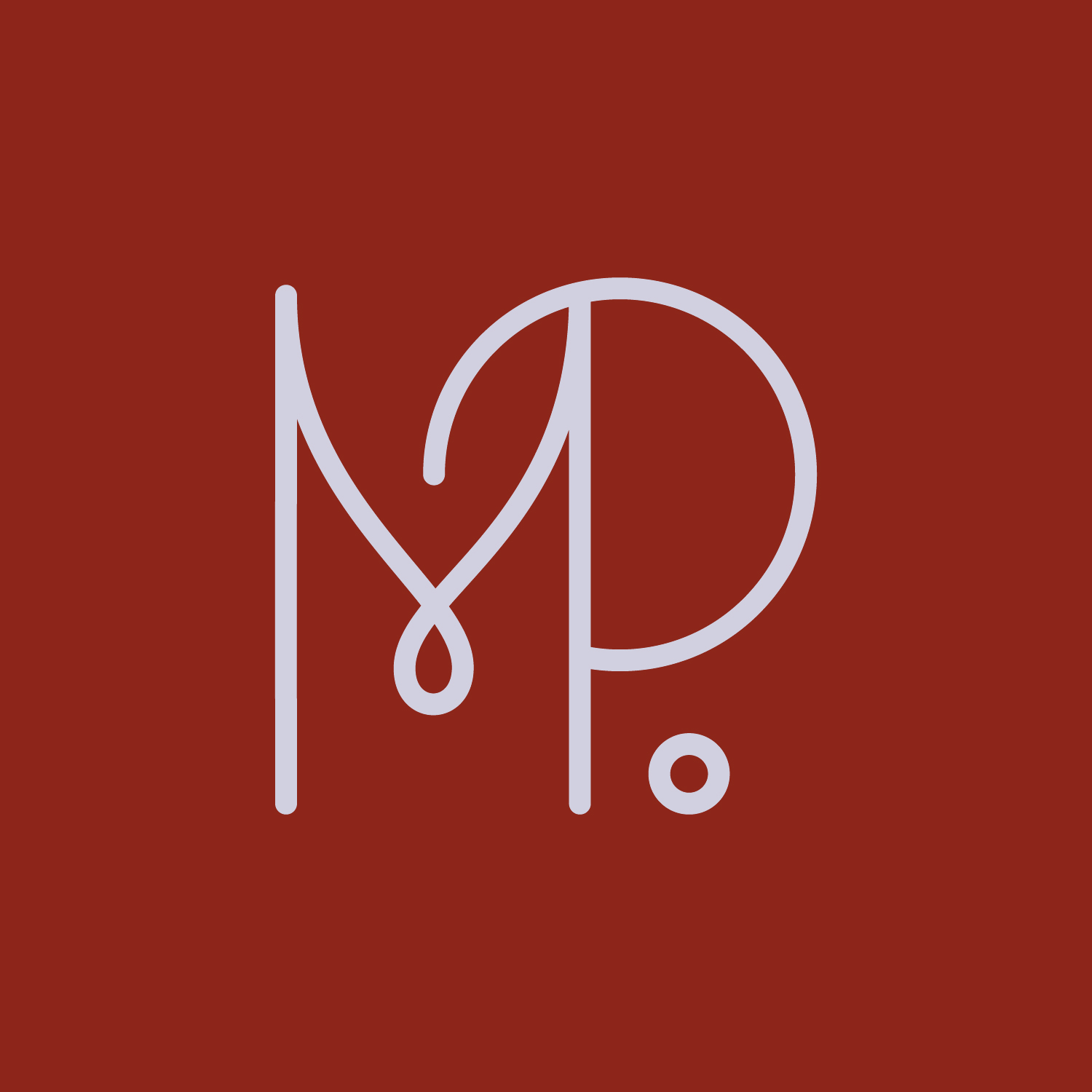 Mario Piras Chiropractic monogram logo branding identity design by Maximillian Piras